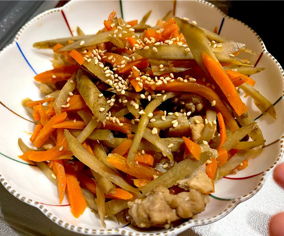 きんぴらごぼう|茶茶茶さん