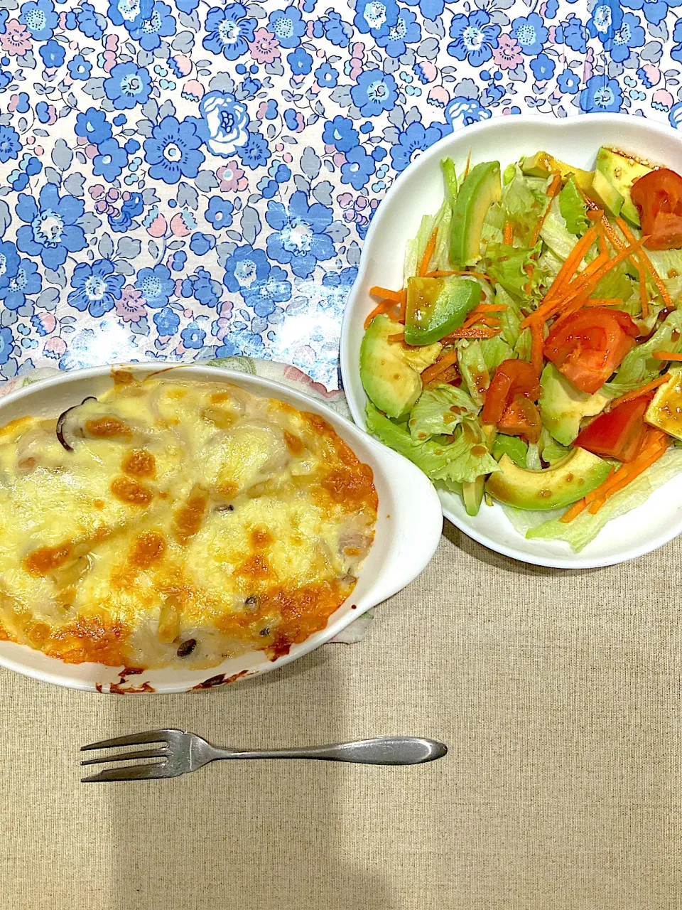 グラタンとサラダ|おしゃべり献立さん