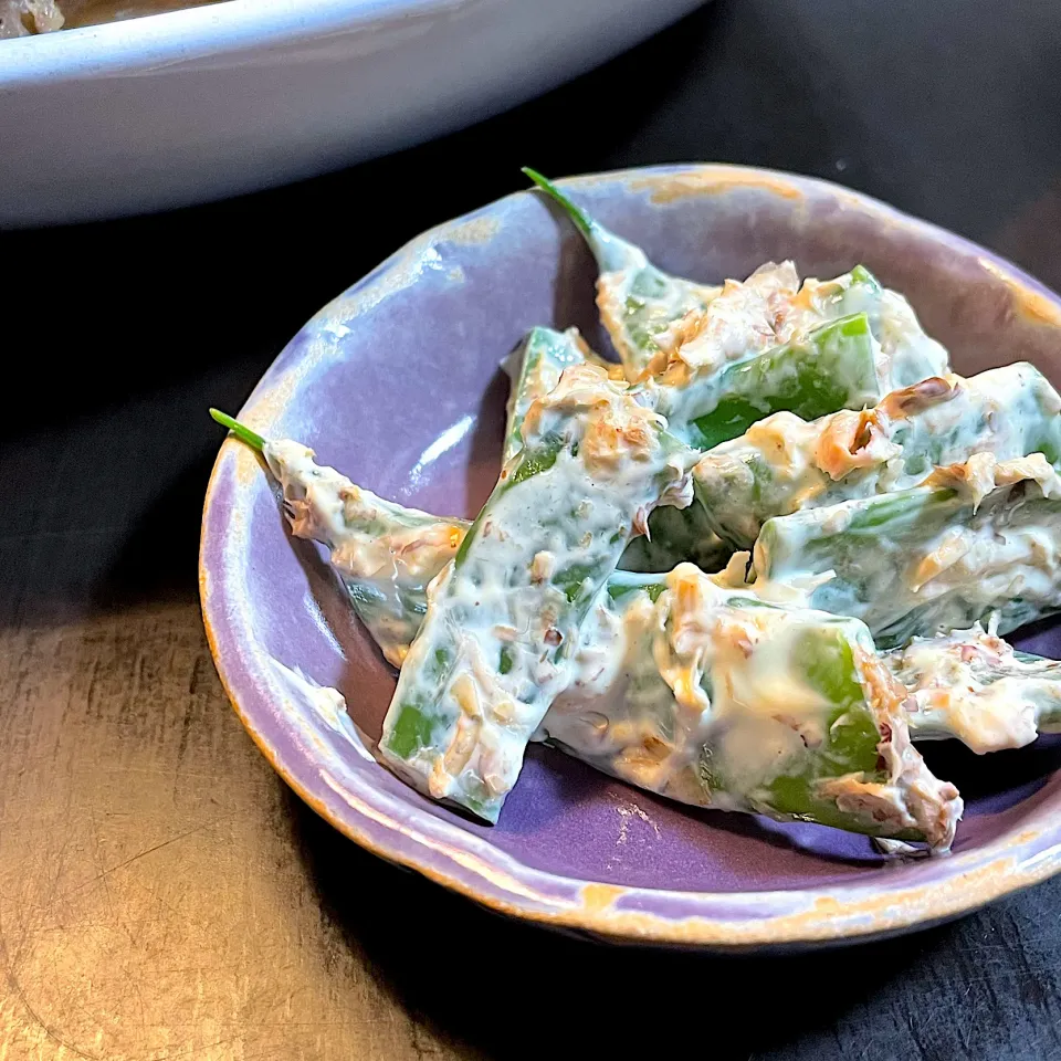 モロッコインゲンのおかかマヨ和え|DKさん