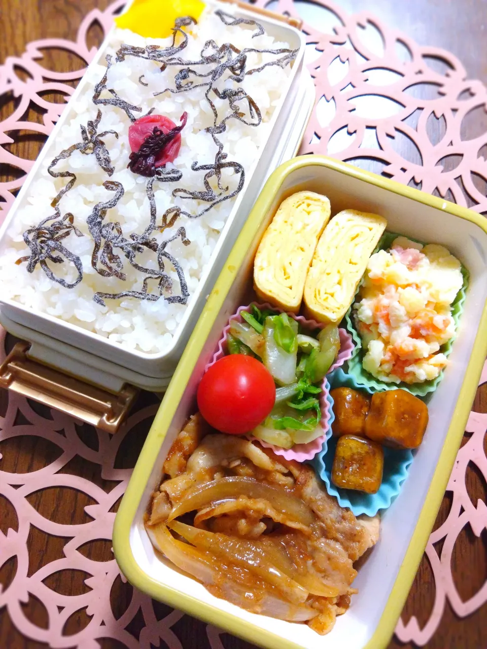 娘弁当🐷！|まめころさん