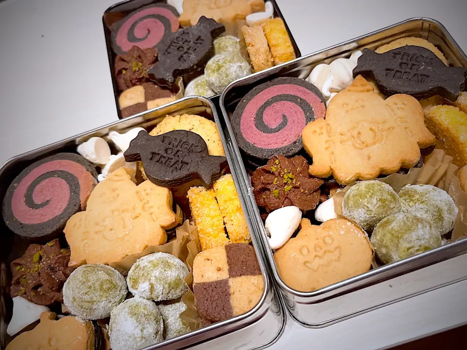 ハロウィンクッキー缶 2025|しほさん