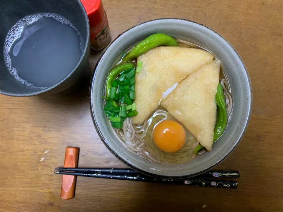 昼食　月見キツネそば|ATさん