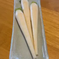 葉大根の根の浅漬け|かすべえ!さん
