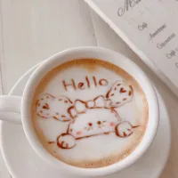 ラテアート☕️