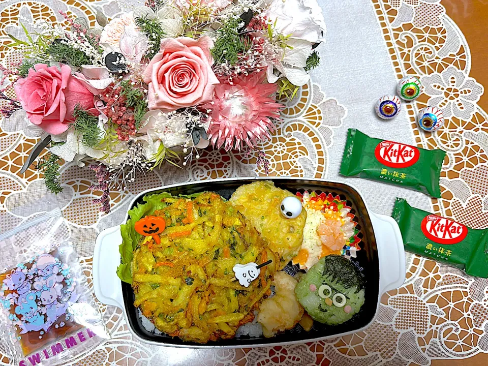 2025.10.24はハロウィンのかき揚げ弁当🎃|makoさん
