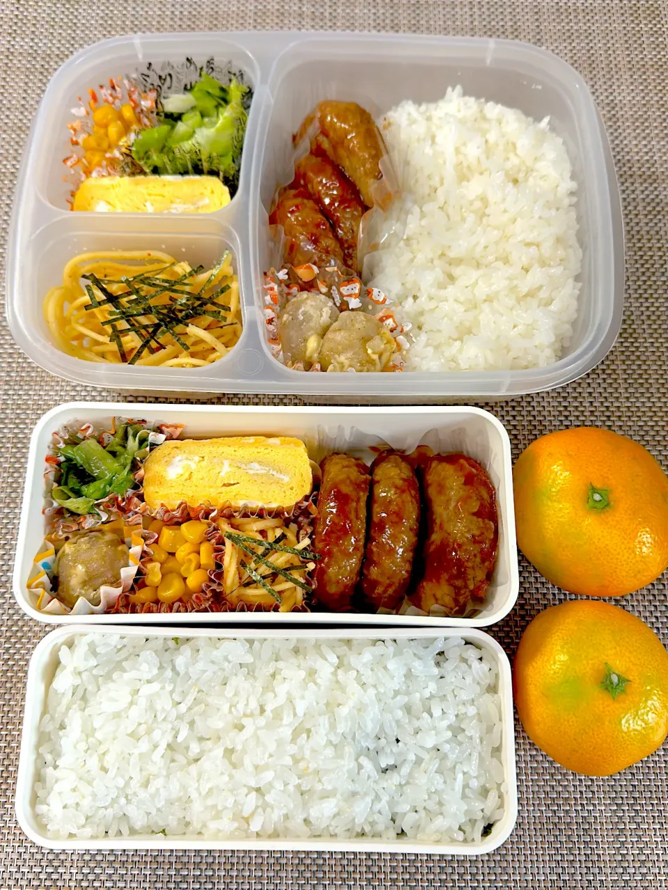 のり弁③。旦那さん、娘弁当。|ゆーこ。さん