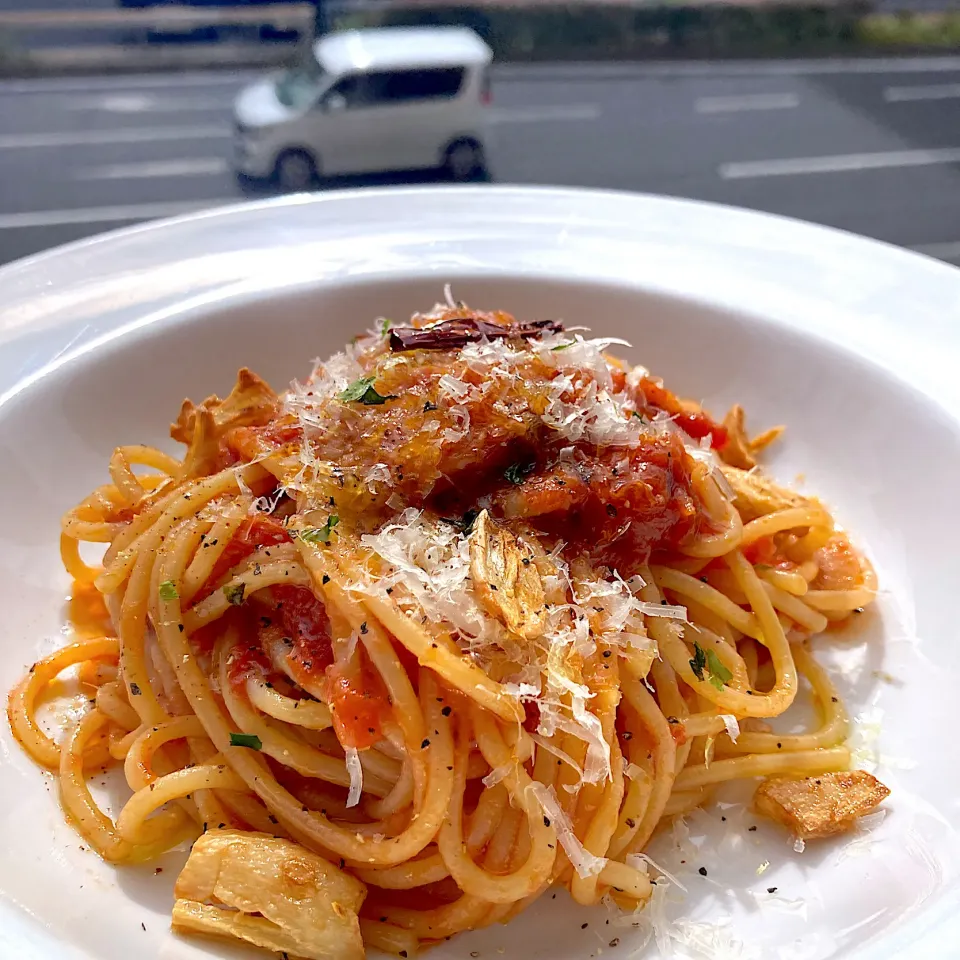 今日のスパゲティ・アーリオ・オーリオ・ペペロンチーノ|Kさん