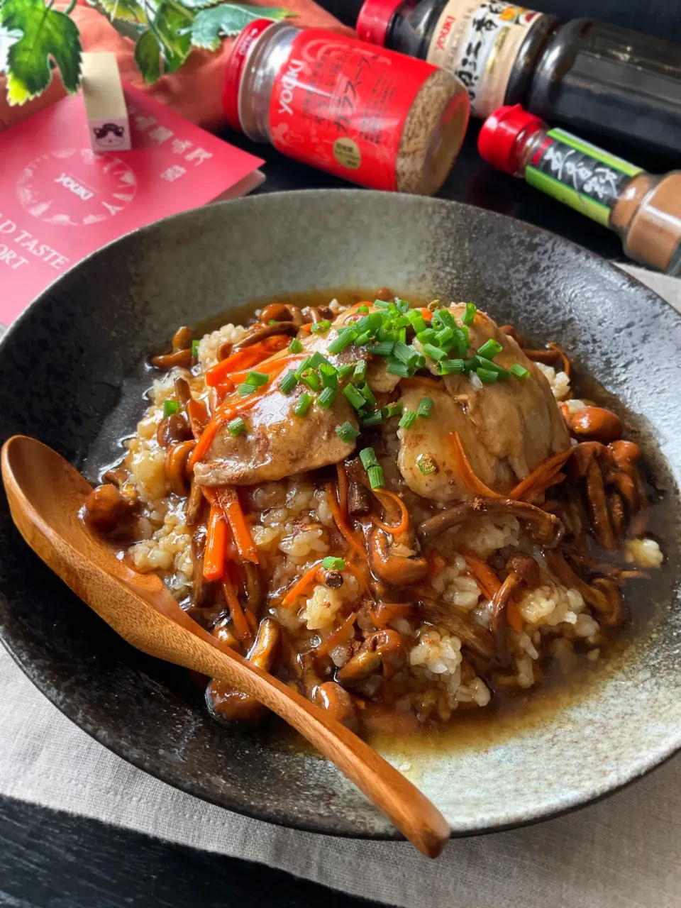 五香粉de豚バラ☆香酢餡かけチャーハン|スイーツポテトさん