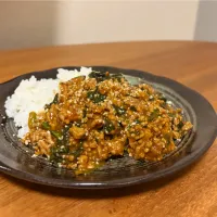 ひき肉とほうれん草キーマカレー|ふくすけ食堂さん