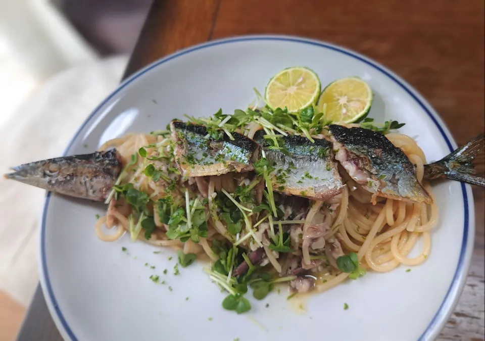 Aglio, Olio e Peperoncino con Sanma|kazaneさん