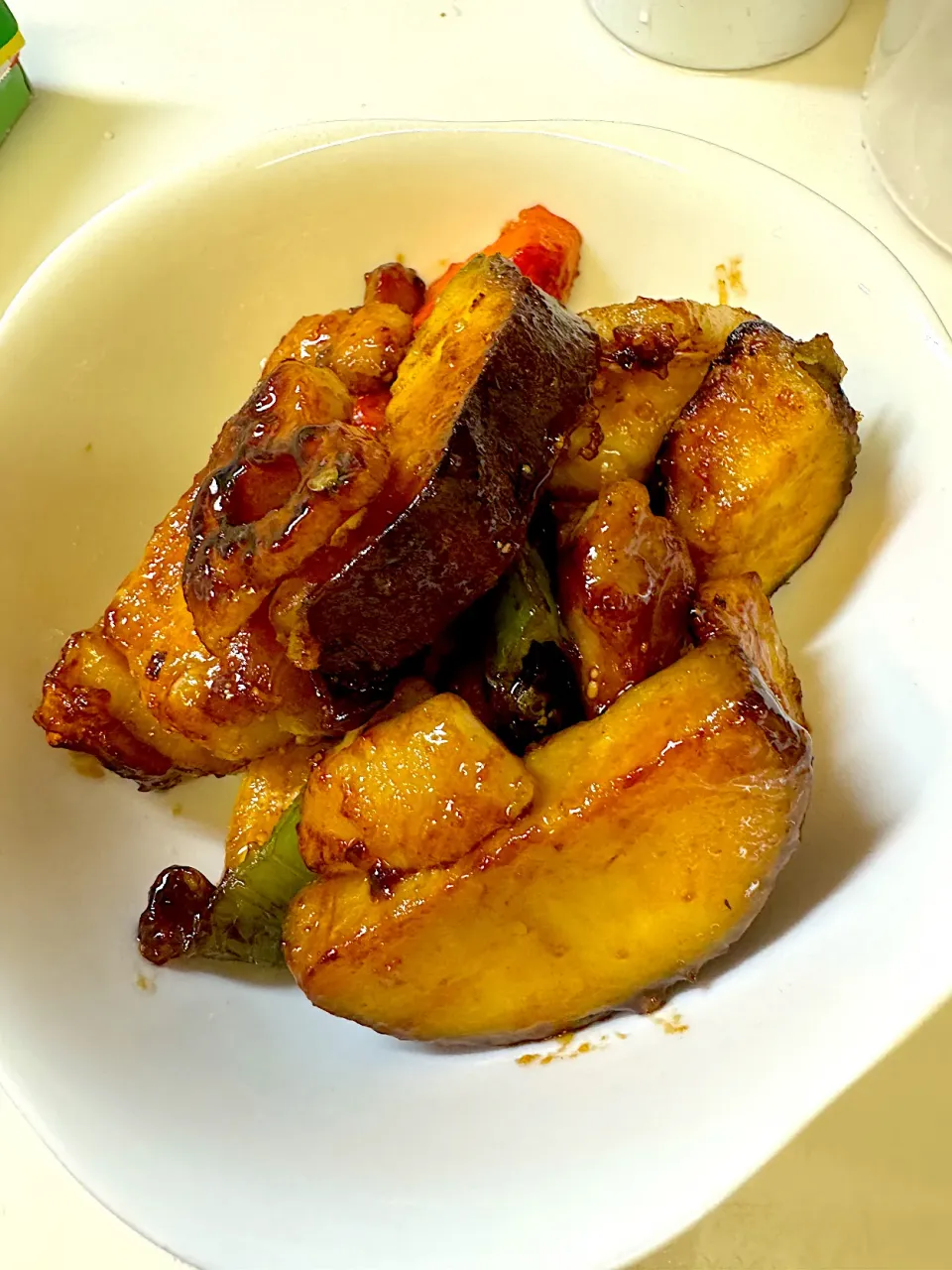 さつまいもと鶏肉のオイスターソース炒め|ひまわり子さん