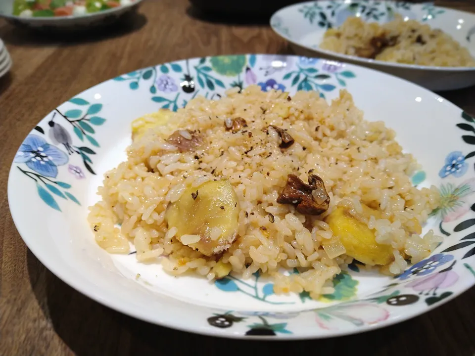 栗とポルチーニのリゾット|古尾谷りかこさん