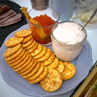 いくらとたらこクリームチーズのカナッペ|cerezoさん