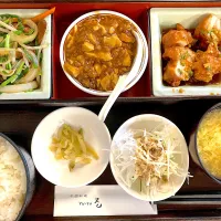 本日の天山定食|こじゅわいさん