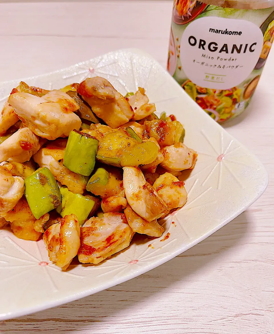 白茄子の味噌炒め|もっさんさん