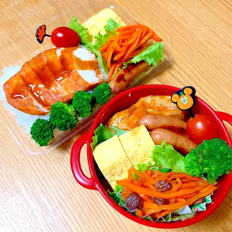 夫と次女のお弁当🍱🍙|シズソラさん