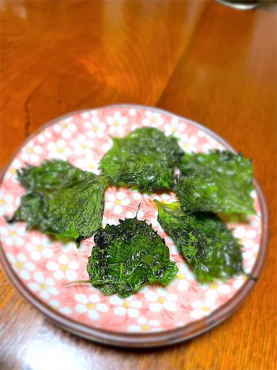 大葉のごま油パリパリ焼き|うさこさん