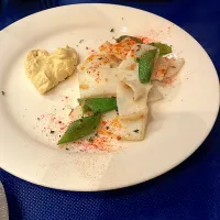 イカとスナップエンドウのソテー|みささん