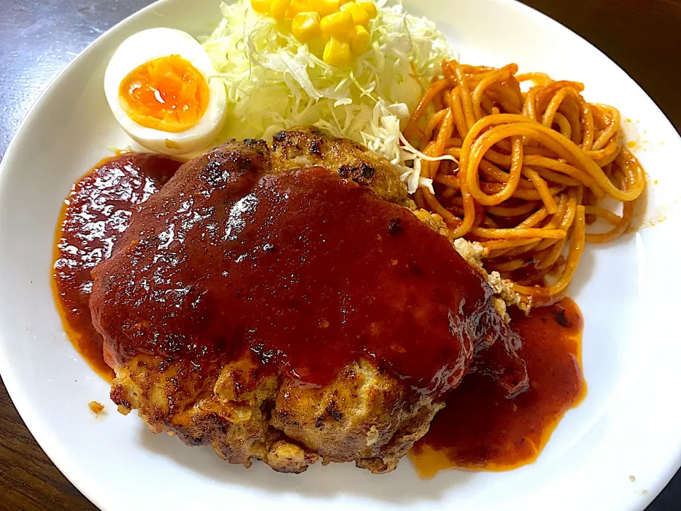 ジャンボハンバーグ|単身赴任のっちさん