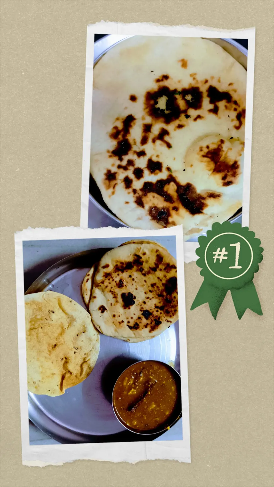 Tried making Naan 🫓 and Shahi paneer today! My first attempt on the plate 😋.🇮🇳|Shikha Guptaさん