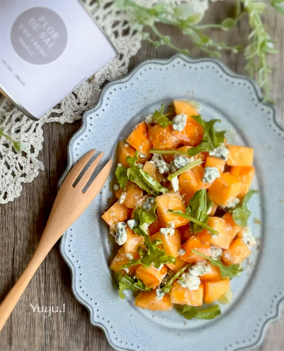 柿のブルーチーズあえ|ゆーこどんさん