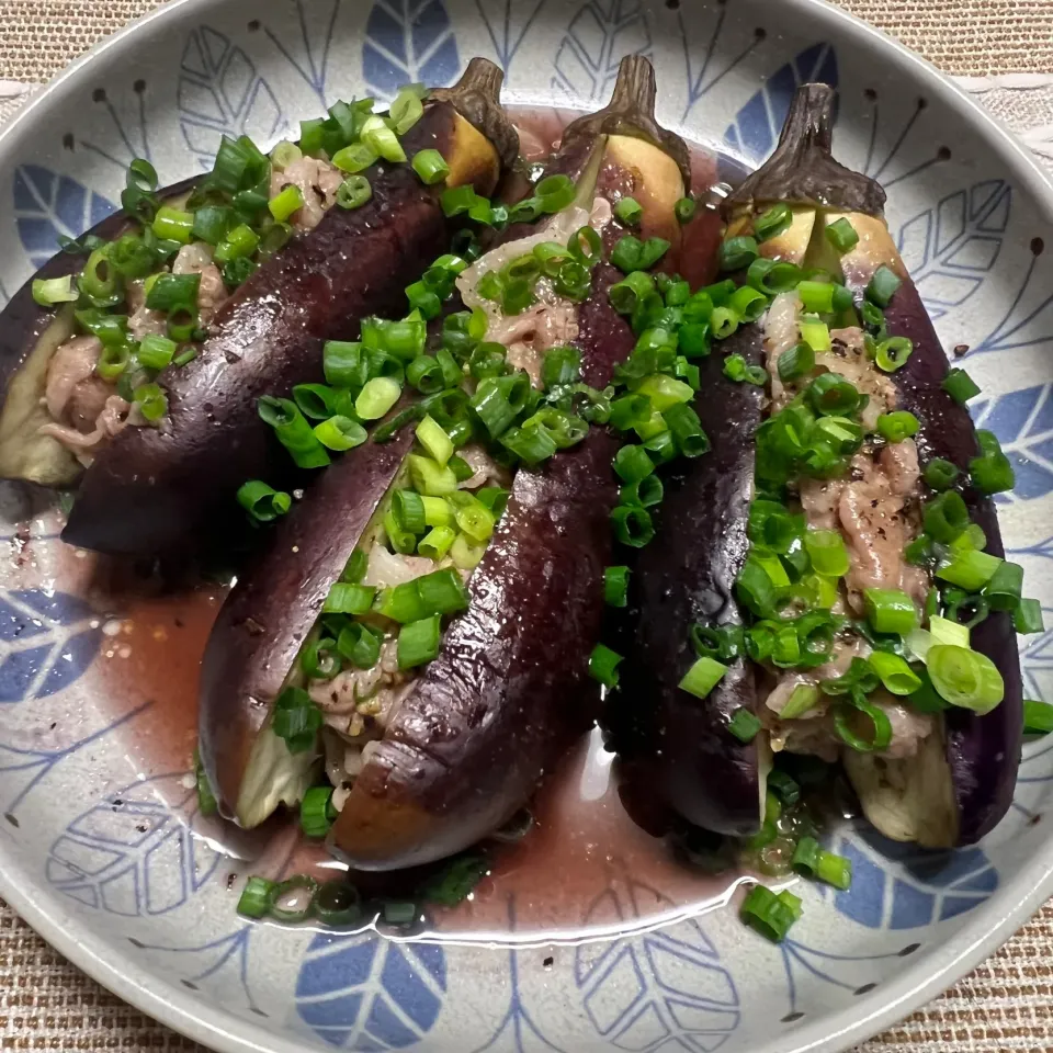 ナスの豚肉挟み蒸し|seiko Oさん