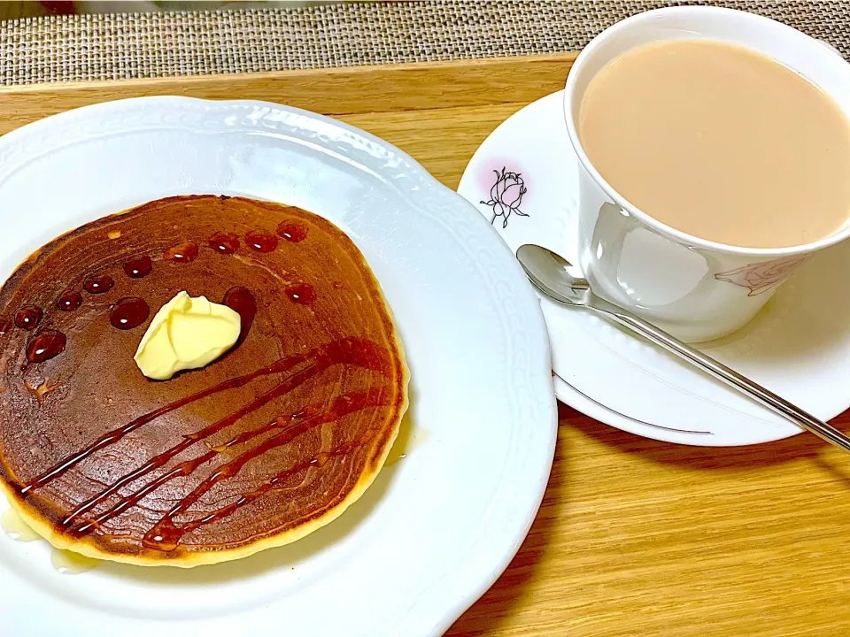 朝食 ホットケーキ|ふわふわさん