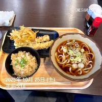 かけうどんと出汁ご飯のセット|shinozakiさん