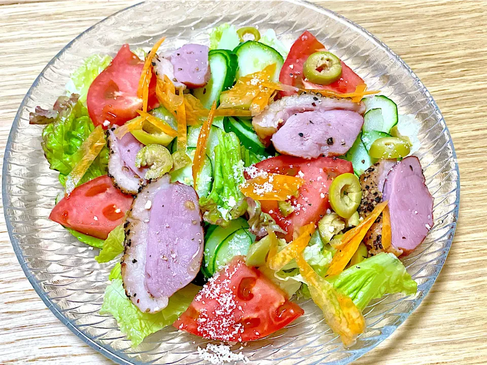 昼食 サラダなど|ふわふわさん