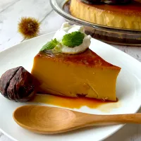 まなまな♡さんの料理 【栗仕事】渋皮煮のシロップでマロンプリン🌰