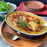 クリームコーン缶deかぼちゃグラタン