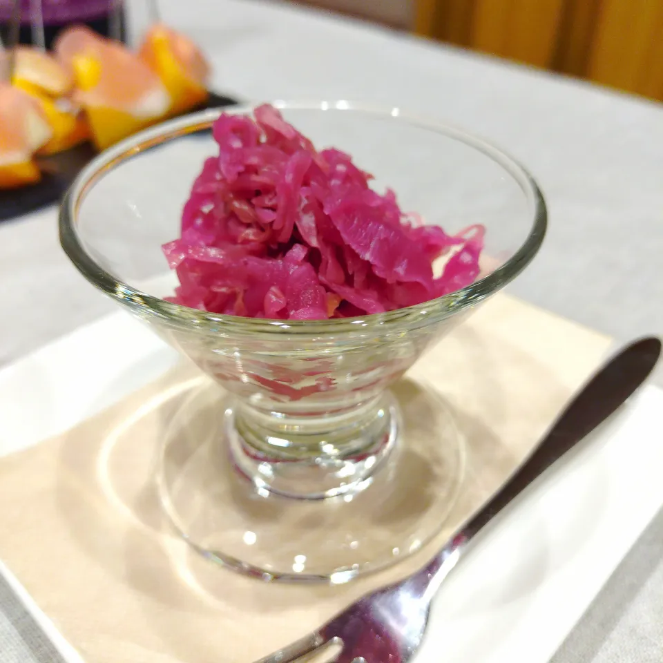 紫キャベツのラペ|あゆみ│ハレシピさん