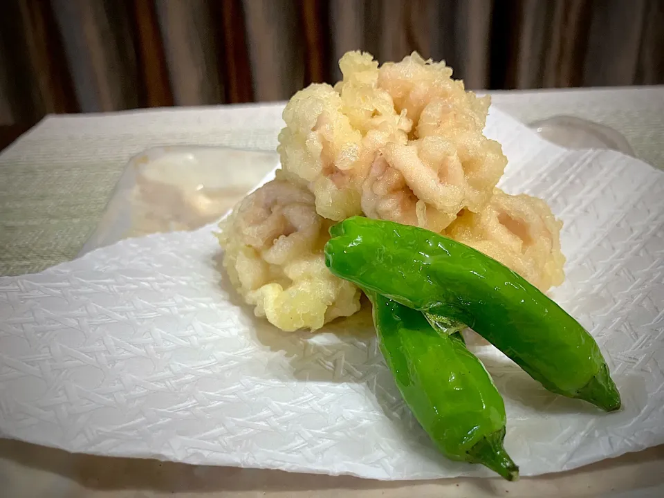 10/25 たち天(真鱈白子の天ぷら)|あーるさん