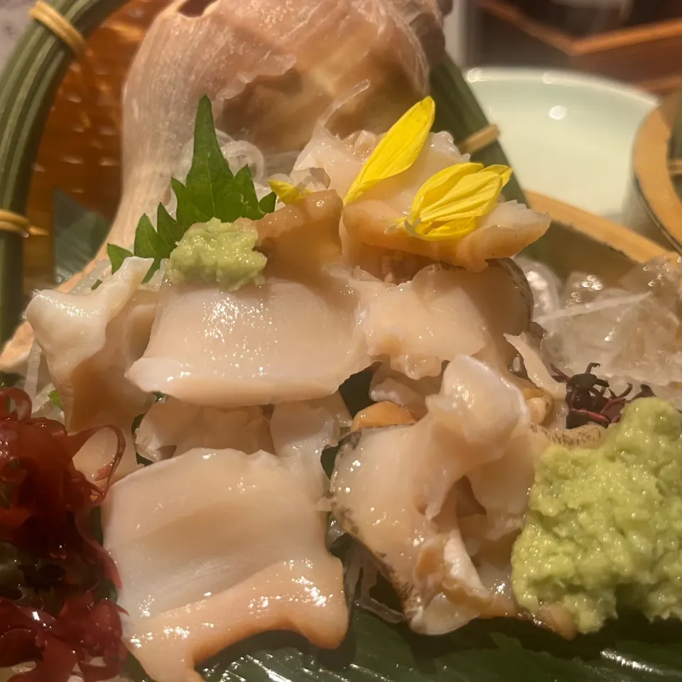 つぶ貝刺し|KOMAさん