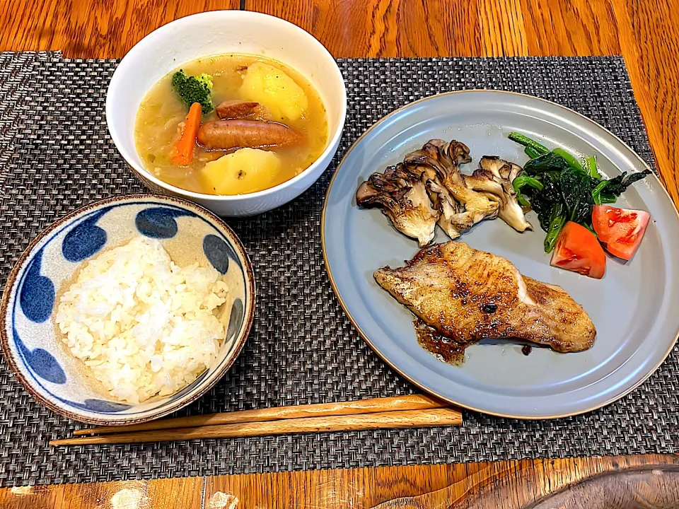 鱈のムニエルとポトフ|kanonnさん