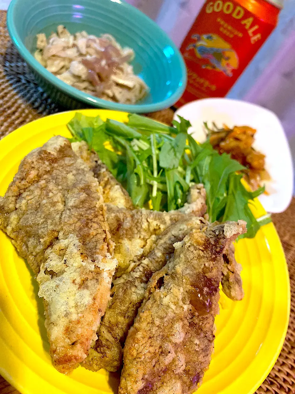 レバーの竜田揚げ😋🍻💕✨|アイさん