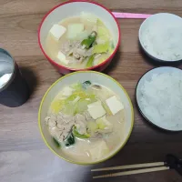 豆乳味噌鍋|るかぱぱさん