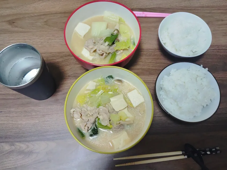 豆乳味噌鍋|るかぱぱさん