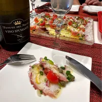 タコのカルパッチョ🐙➰🥂😋|ナムナムさん
