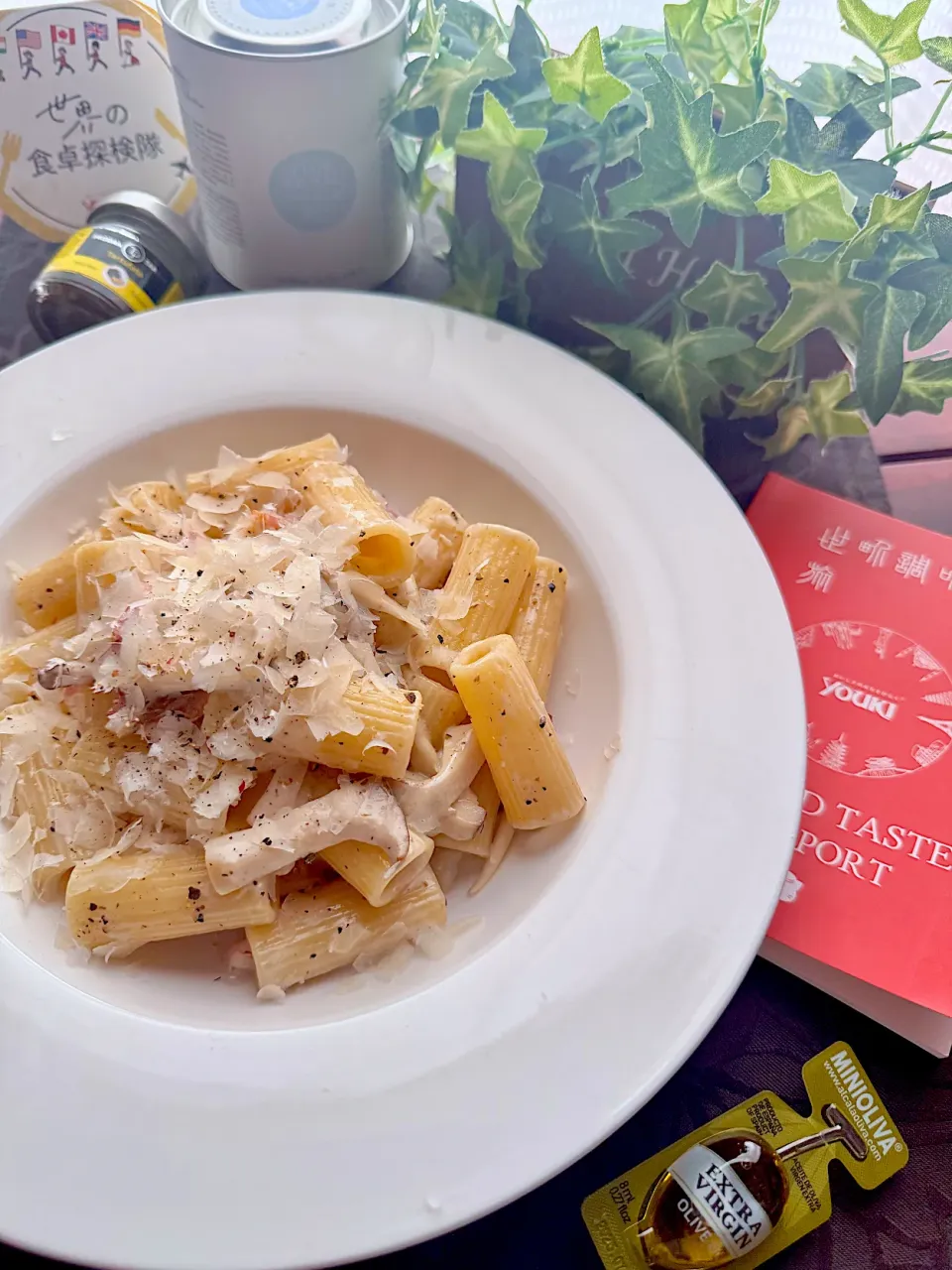 🌺🌺Foodie🌺🌺さんの料理 黒トリュフ入り オリーブオイルのクリームパスタ🍝|🌺🌺Foodie🌺🌺さん
