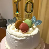 シフォンケーキでお祝い|chii4さん