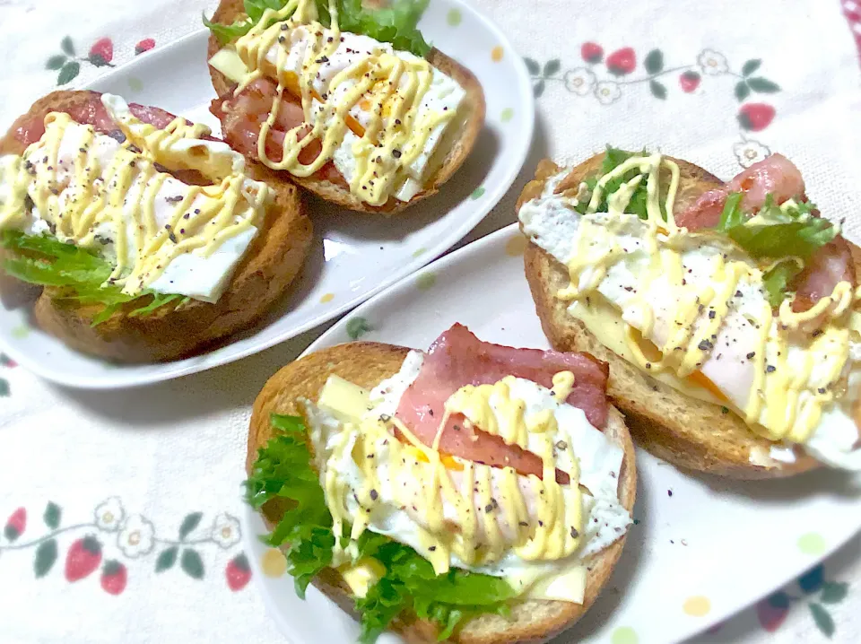 ベーコンeggパン|eiyadeさん