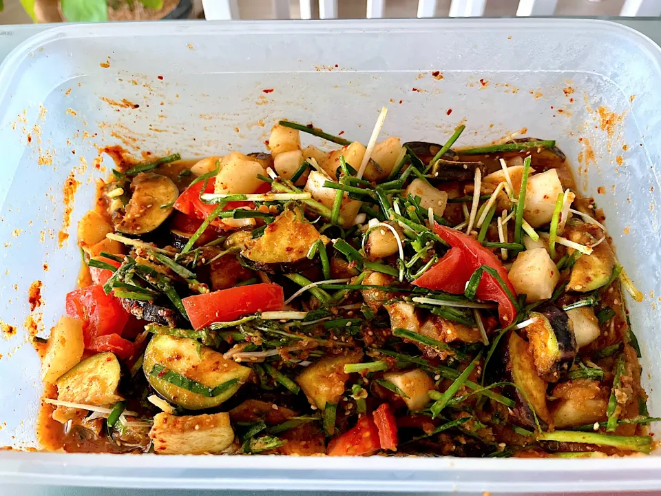 大根、水茄子&トマトのキムチ|Ayuさん