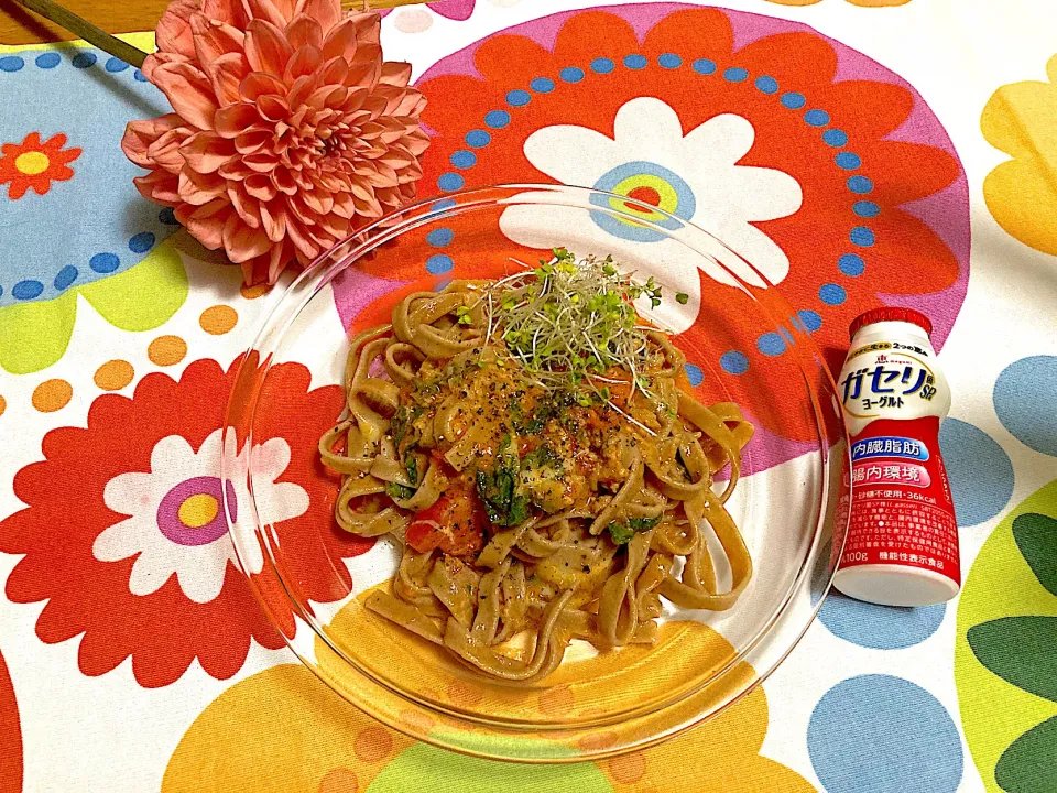 古代小麦タリアテッレでボロネーゼ🍅|さくたえさん