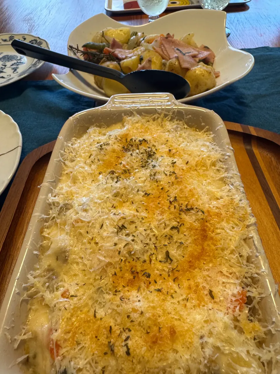 シーフード グラタン + 温野菜サラダ|Seiji Kinoshitaさん