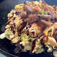 ぼっかけお好み焼き