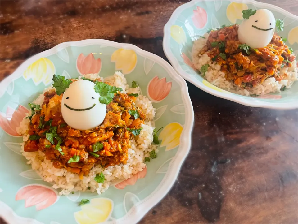 鯖の水煮とトマト缶のキーマカレー|ゆきっちん(・8・)さん