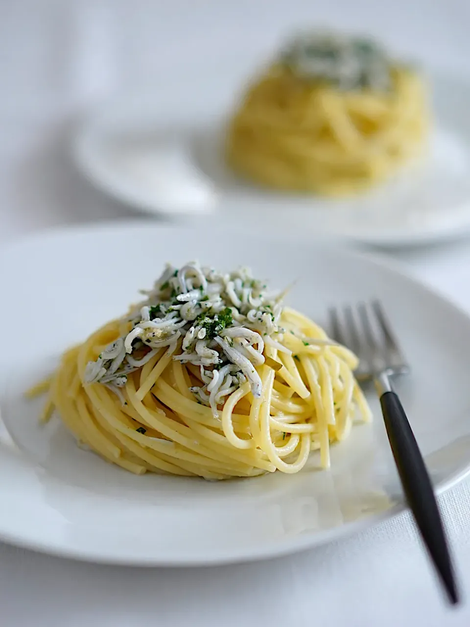 シラスとレモンのペペロンチーノ|てつやさん