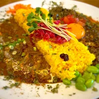 キーマ＆モーブーカレー＠CURRY TO|へろへろさん