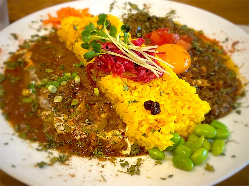 キーマ＆モーブーカレー＠CURRY TO|へろへろさん